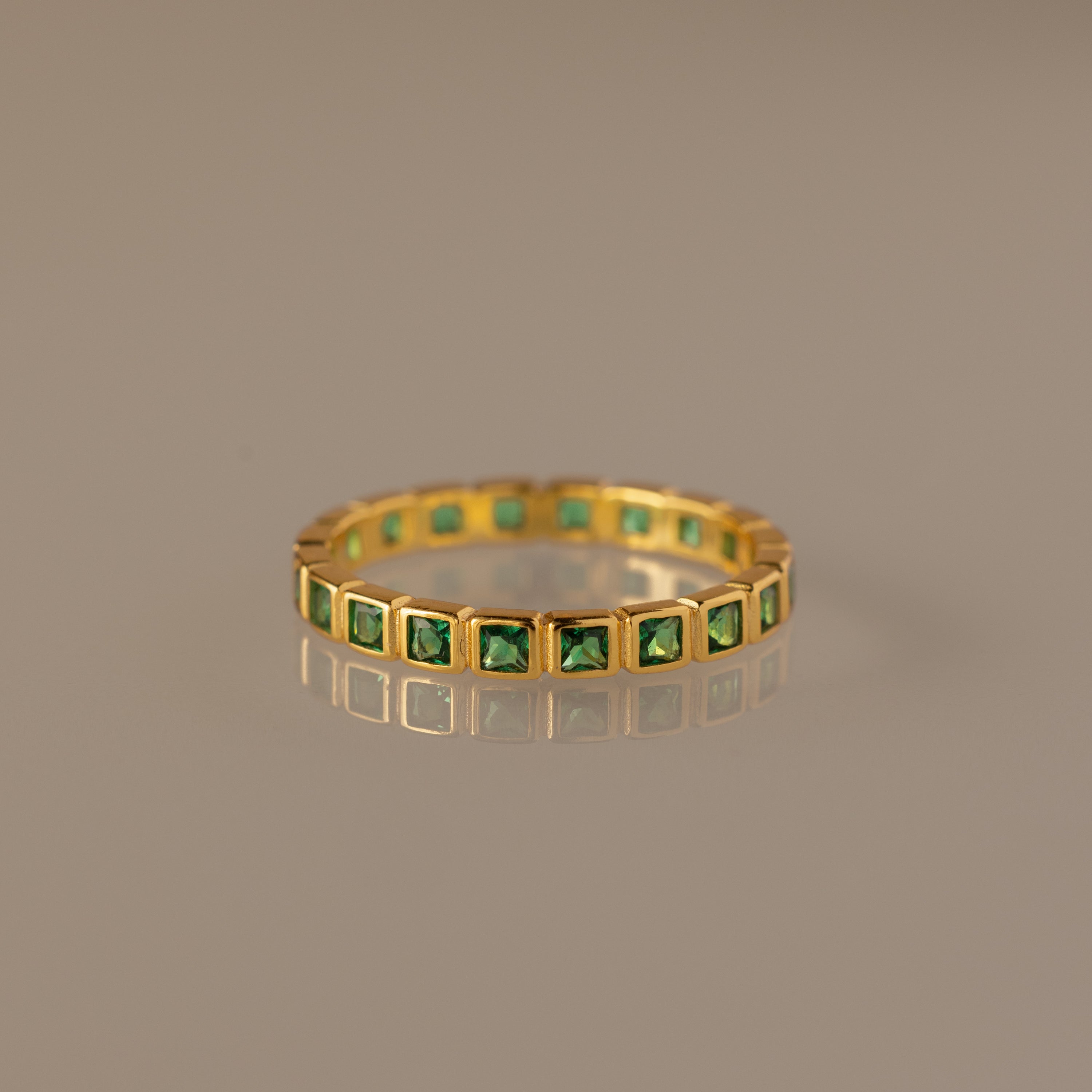 Eternity Bezel Birthstone Ring