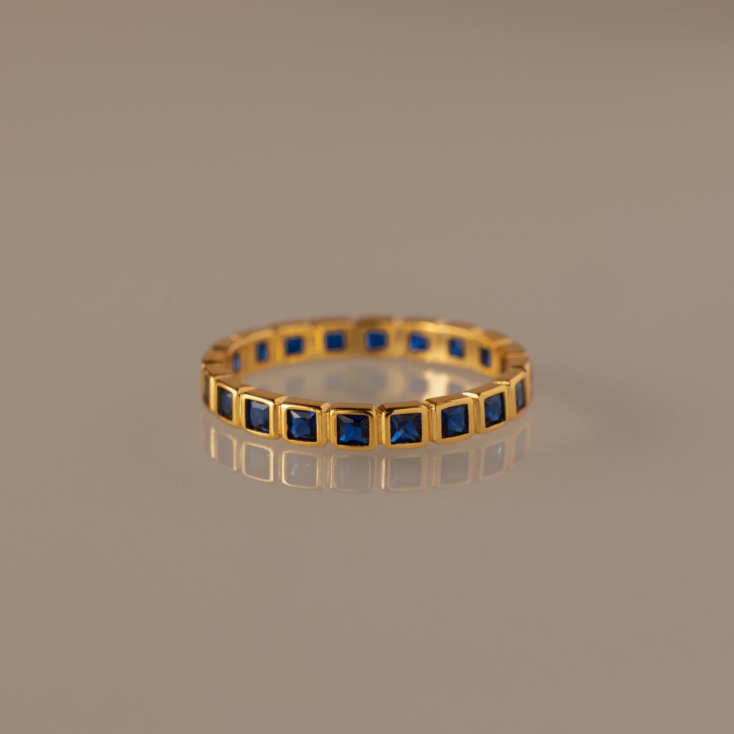 Eternity Bezel Birthstone Ring
