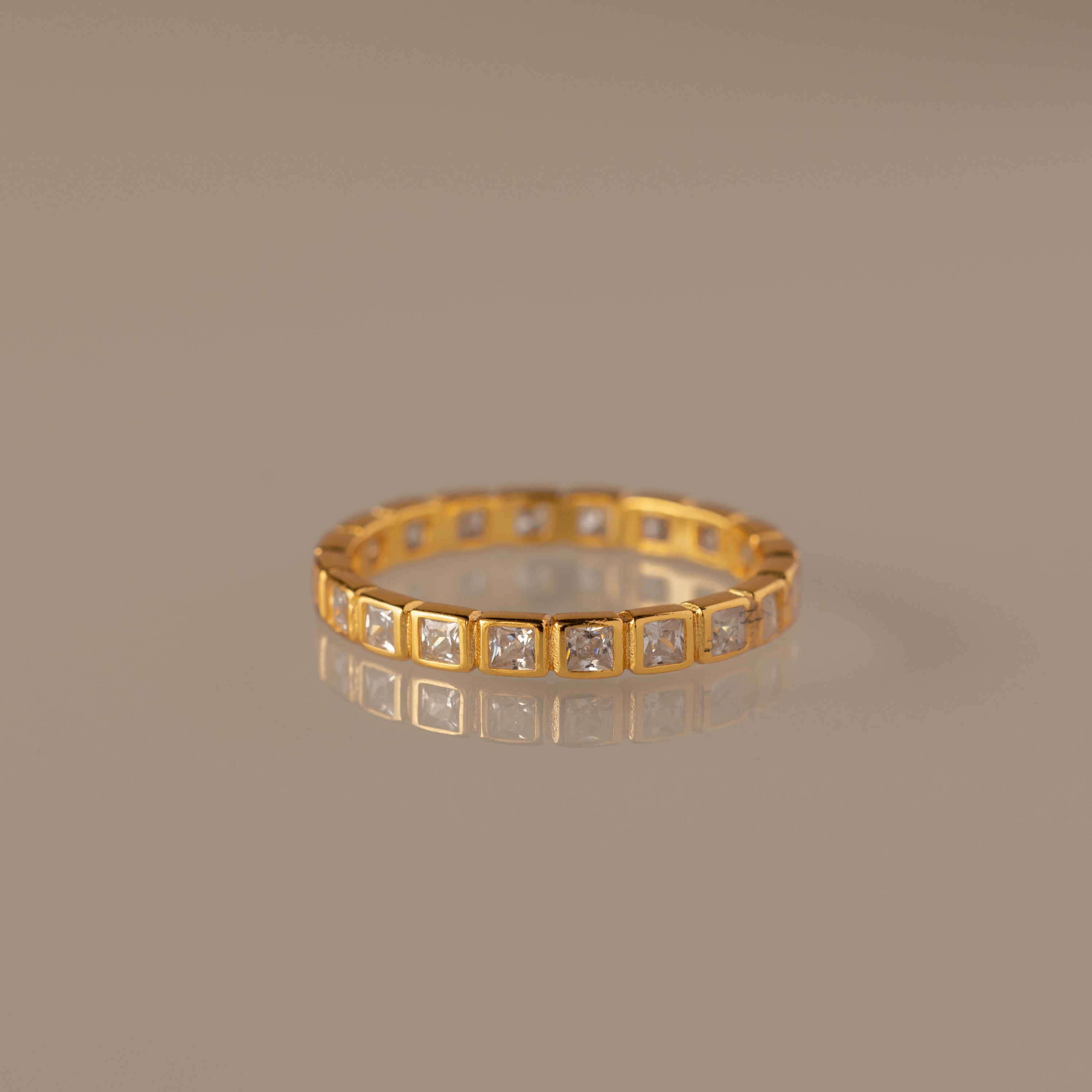 Eternity Bezel Birthstone Ring