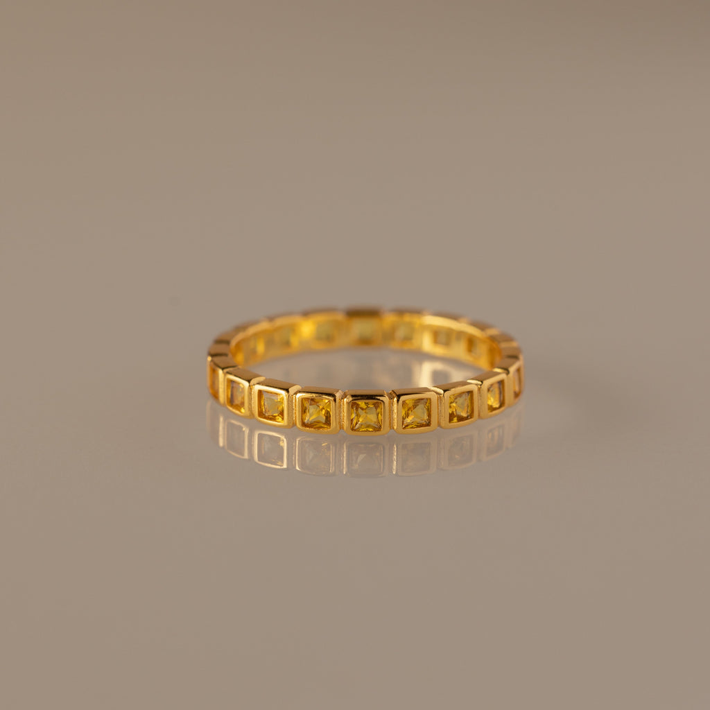 Eternity Bezel Birthstone Ring