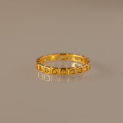 Eternity Bezel Birthstone Ring