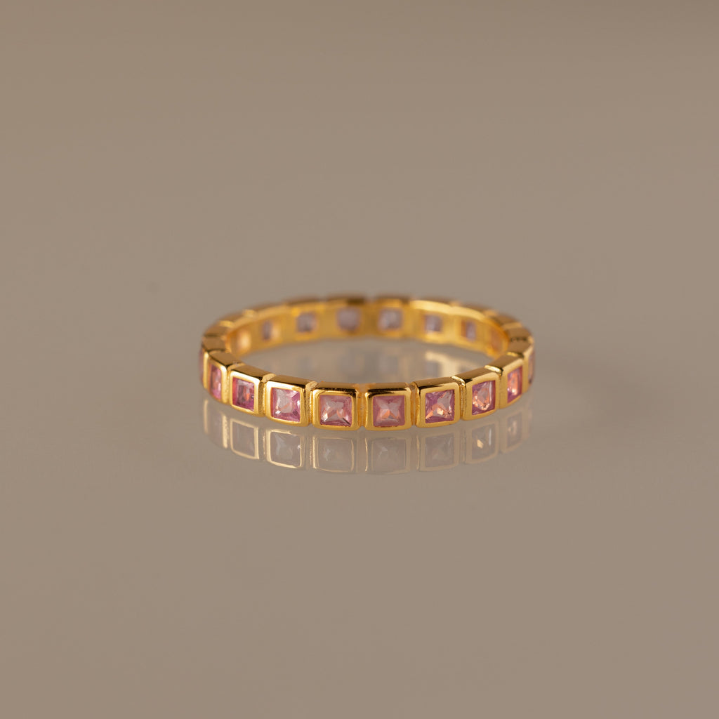 Eternity Bezel Birthstone Ring