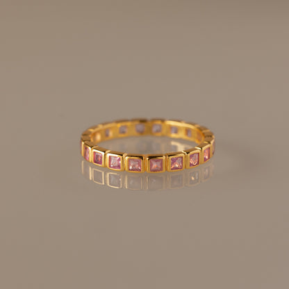 Eternity Bezel Birthstone Ring