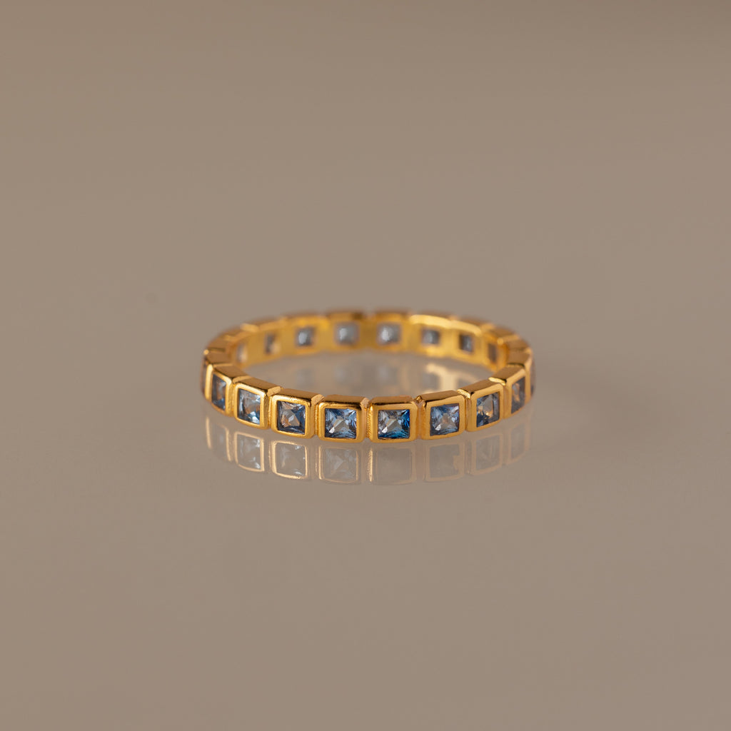Eternity Bezel Birthstone Ring