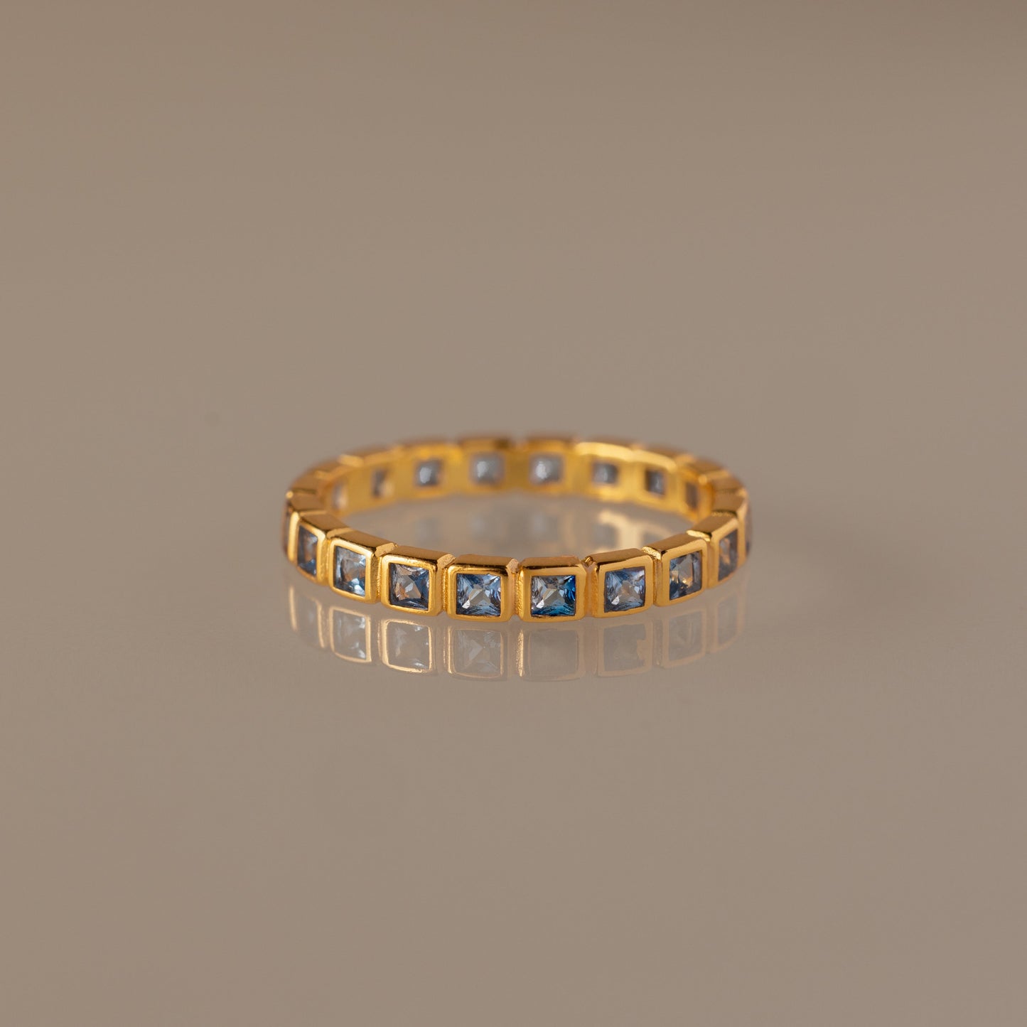 Eternity Bezel Birthstone Ring