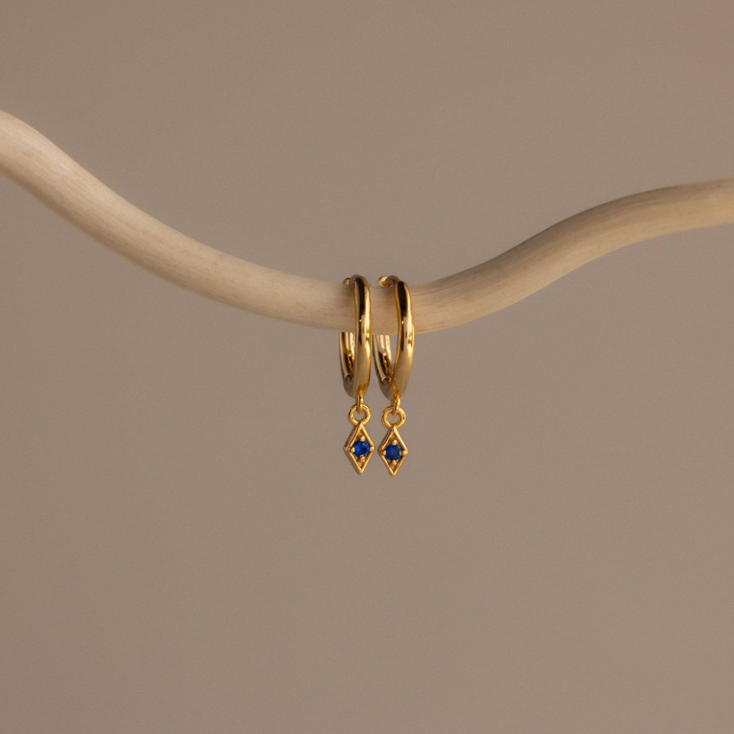 Ericka Birthstone Huggies