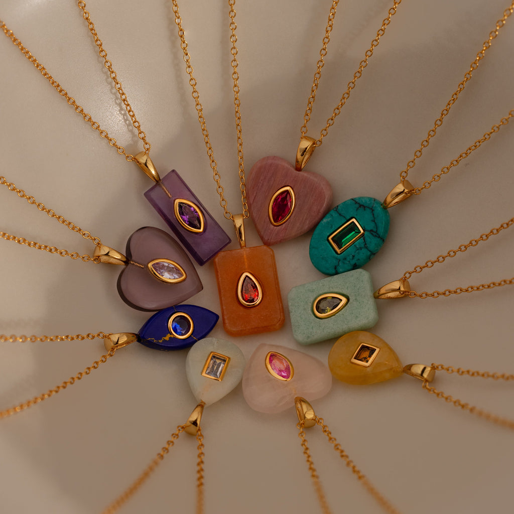 Birthstone Crystal Necklace