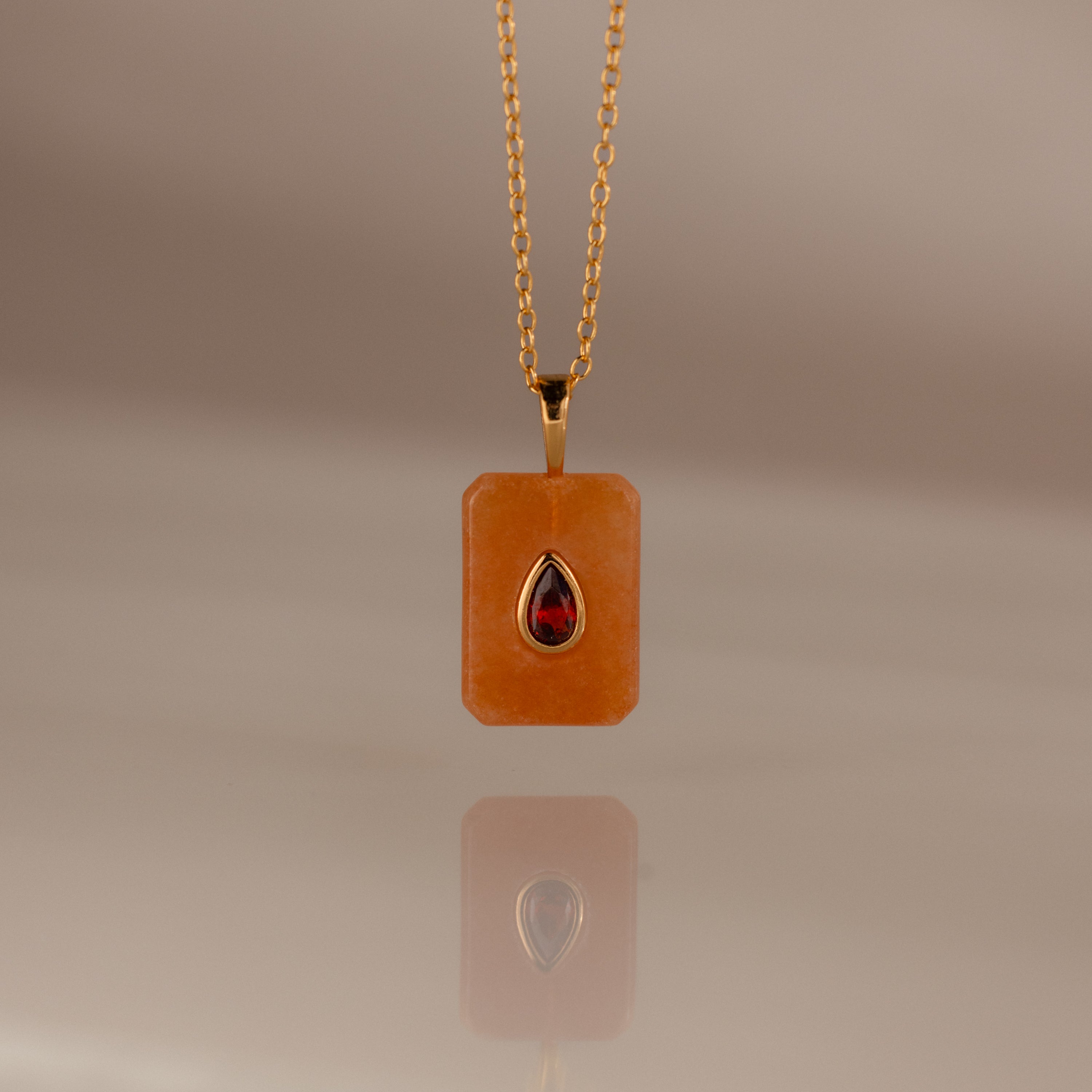Birthstone Crystal Necklace