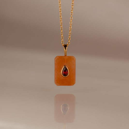 Birthstone Crystal Necklace