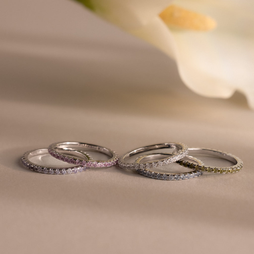 Endless Eternity Birthstone Ring