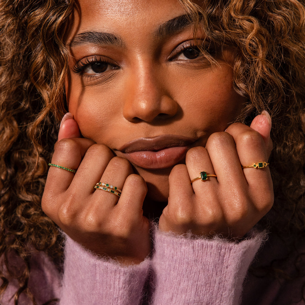Endless Eternity Birthstone Ring