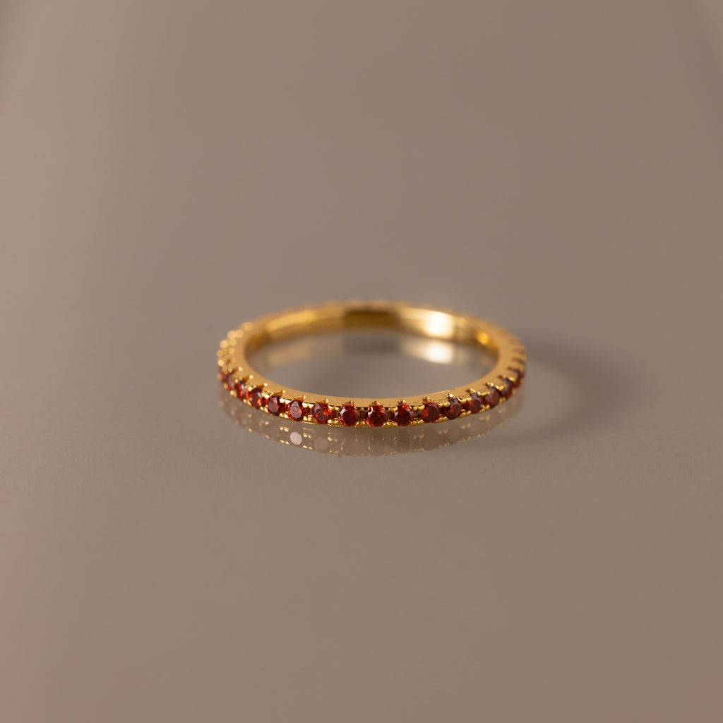 Endless Eternity Birthstone Ring