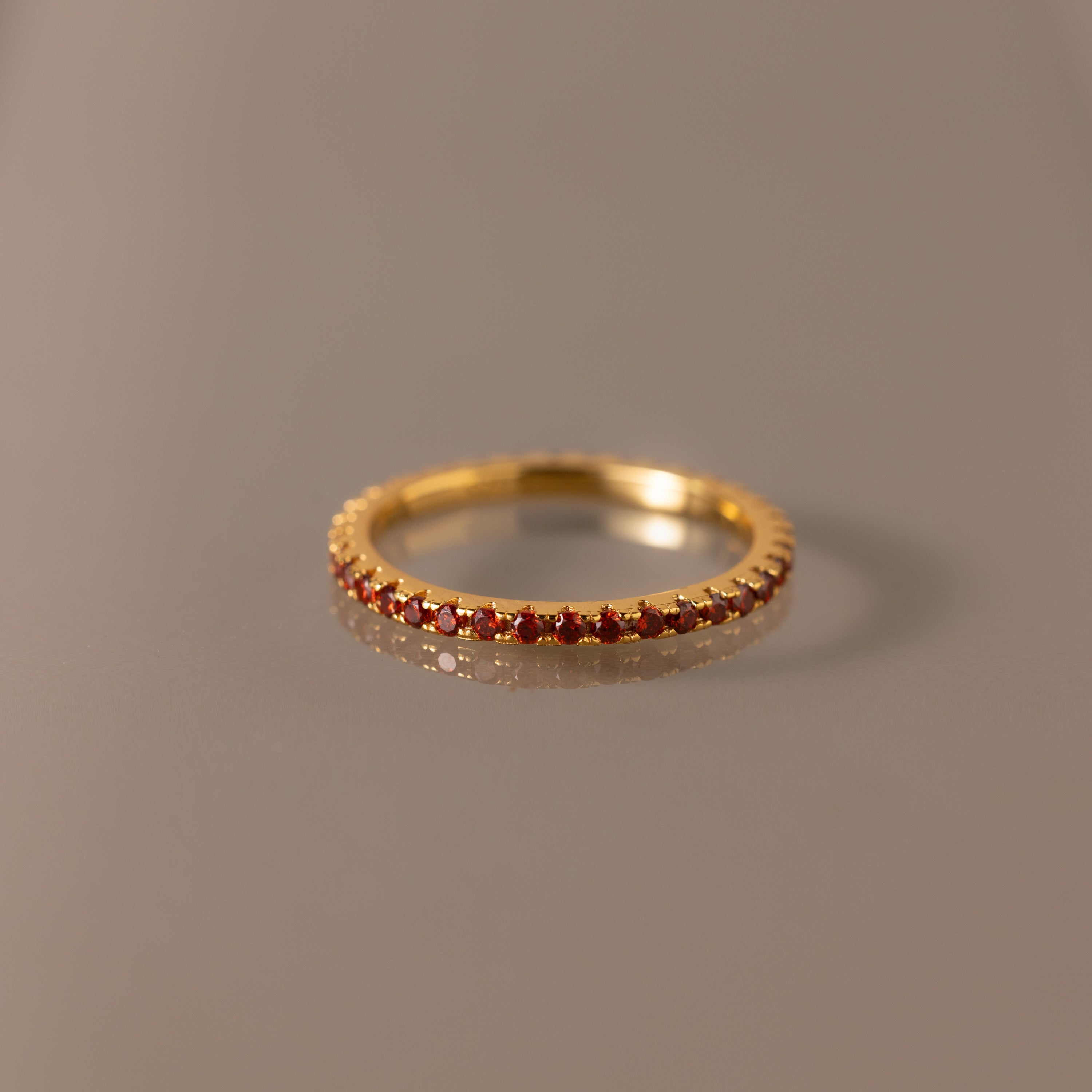Endless Eternity Birthstone Ring
