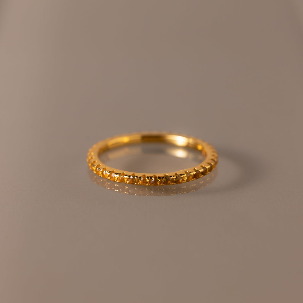 Endless Eternity Birthstone Ring