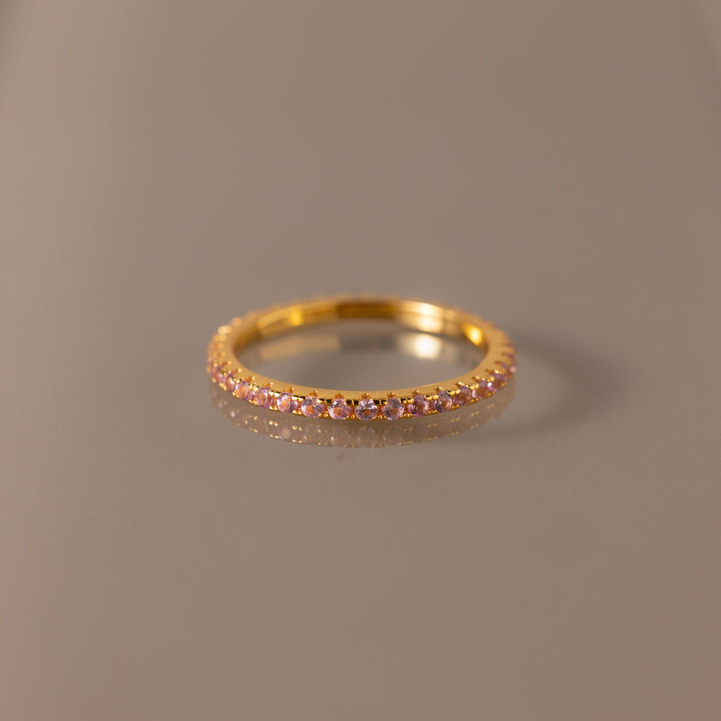 Endless Eternity Birthstone Ring