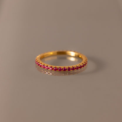 Endless Eternity Birthstone Ring