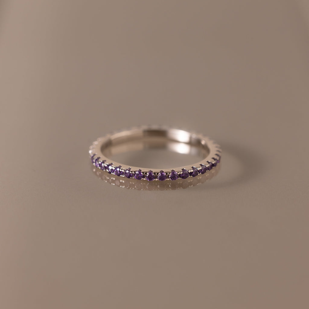 Endless Eternity Birthstone Ring