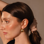 Intertwined Mixed Metal Hoops
