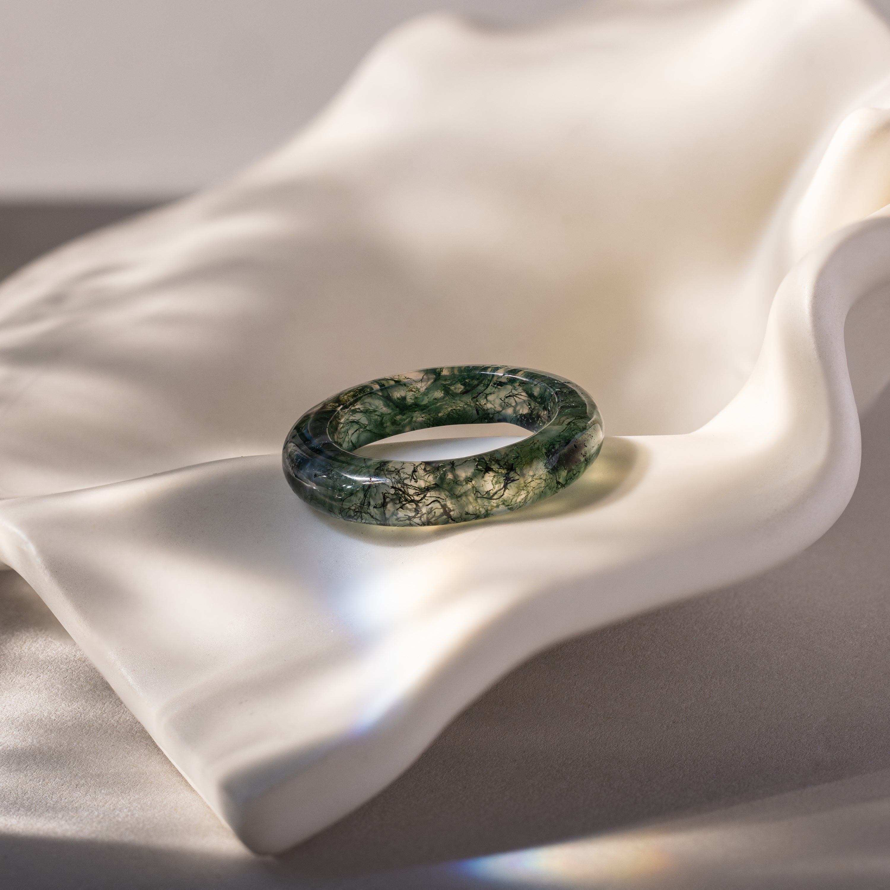 Skinny Agate Ring