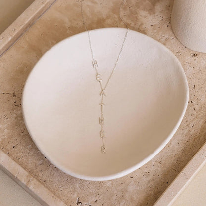 Lariat Name Necklace