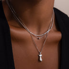 Zina Necklace in Silver