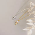 Pearl Cross Necklace