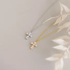 Pearl Cross Necklace