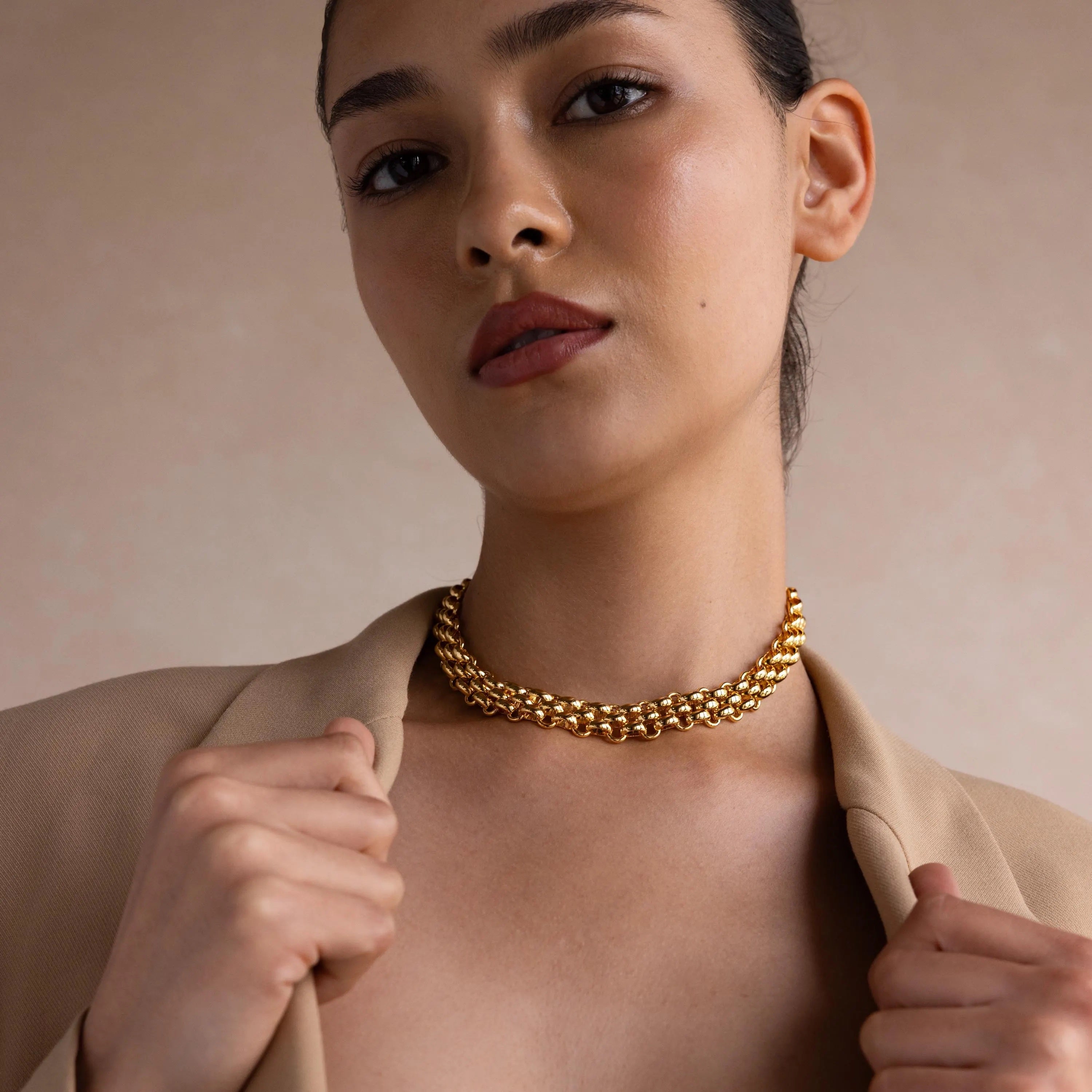 Chunky Link Mesh Necklace