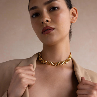 Chunky Link Mesh Necklace