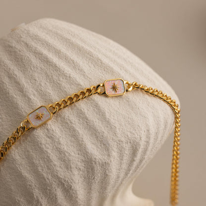 North Star Opal Trio Necklace