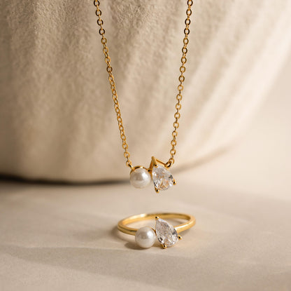 Pearl Diamond Necklace