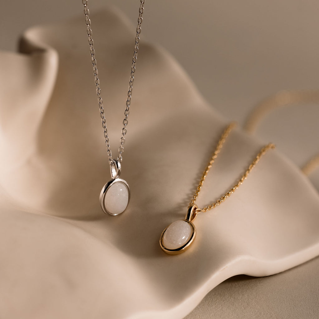 Moonstone Pendant Necklace