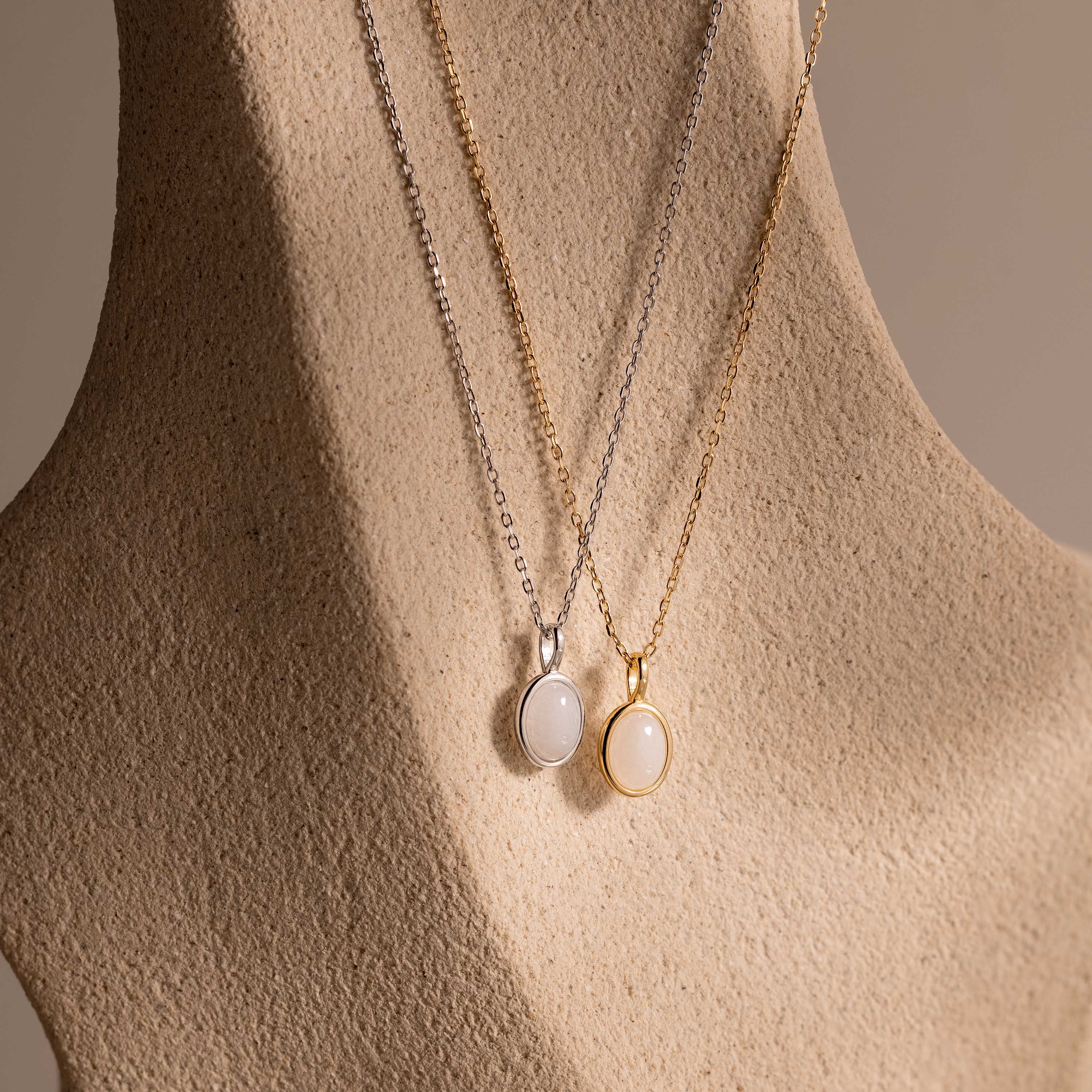 Moonstone Pendant Necklace