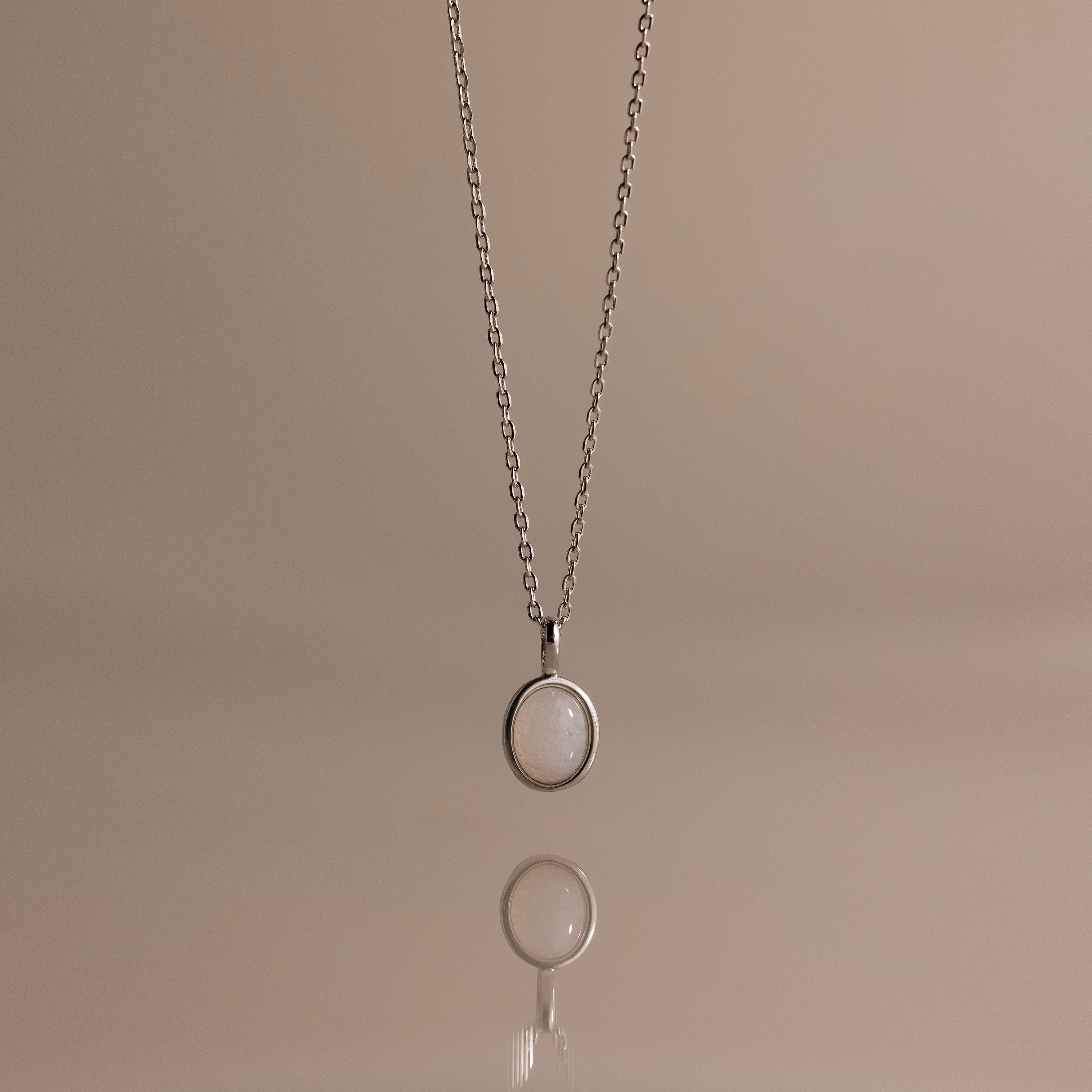 Moonstone Pendant Necklace