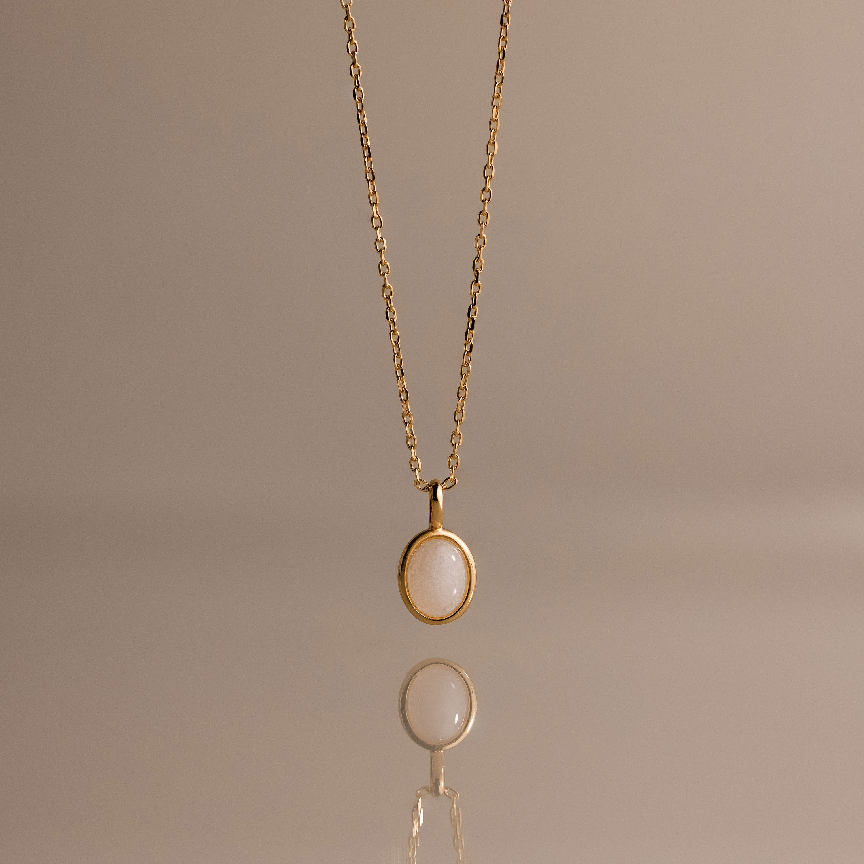 Moonstone Pendant Necklace