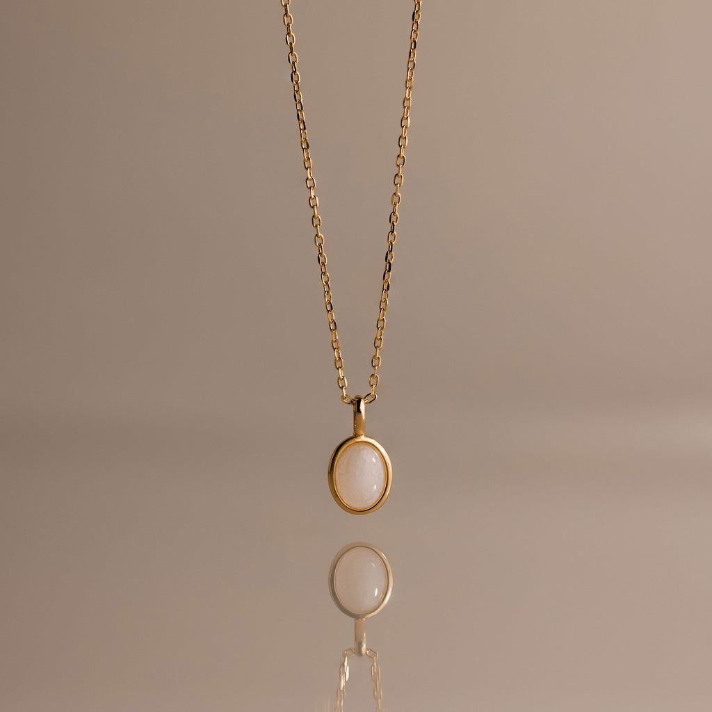 Moonstone Pendant Necklace