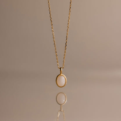 Moonstone Pendant Necklace