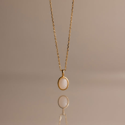 Moonstone Pendant Necklace