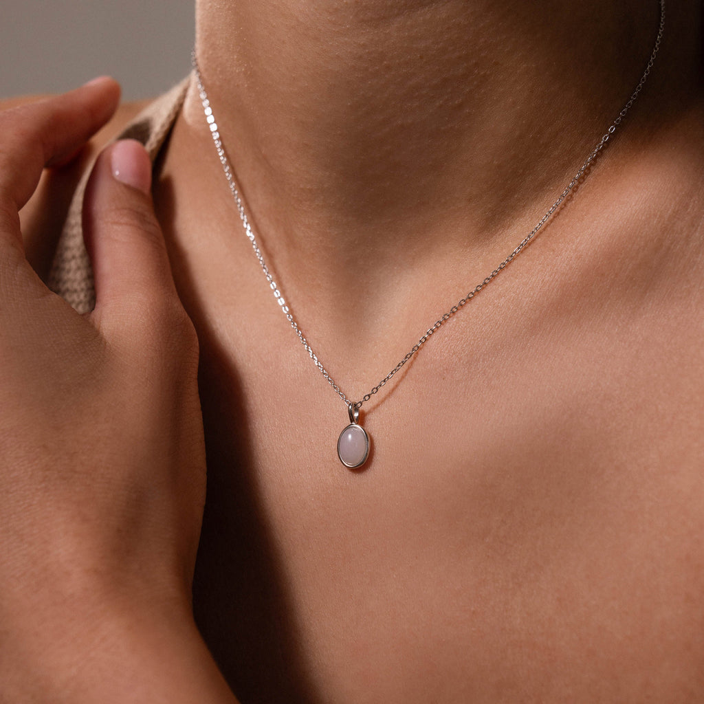 Moonstone Pendant Necklace