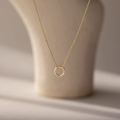 Large Rolo Clasp Necklace