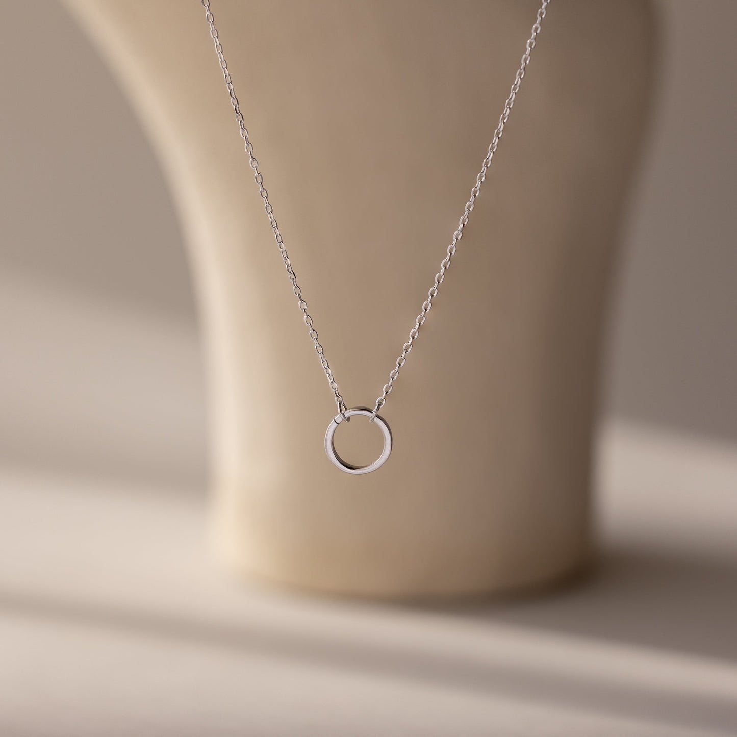 Large Rolo Clasp Necklace