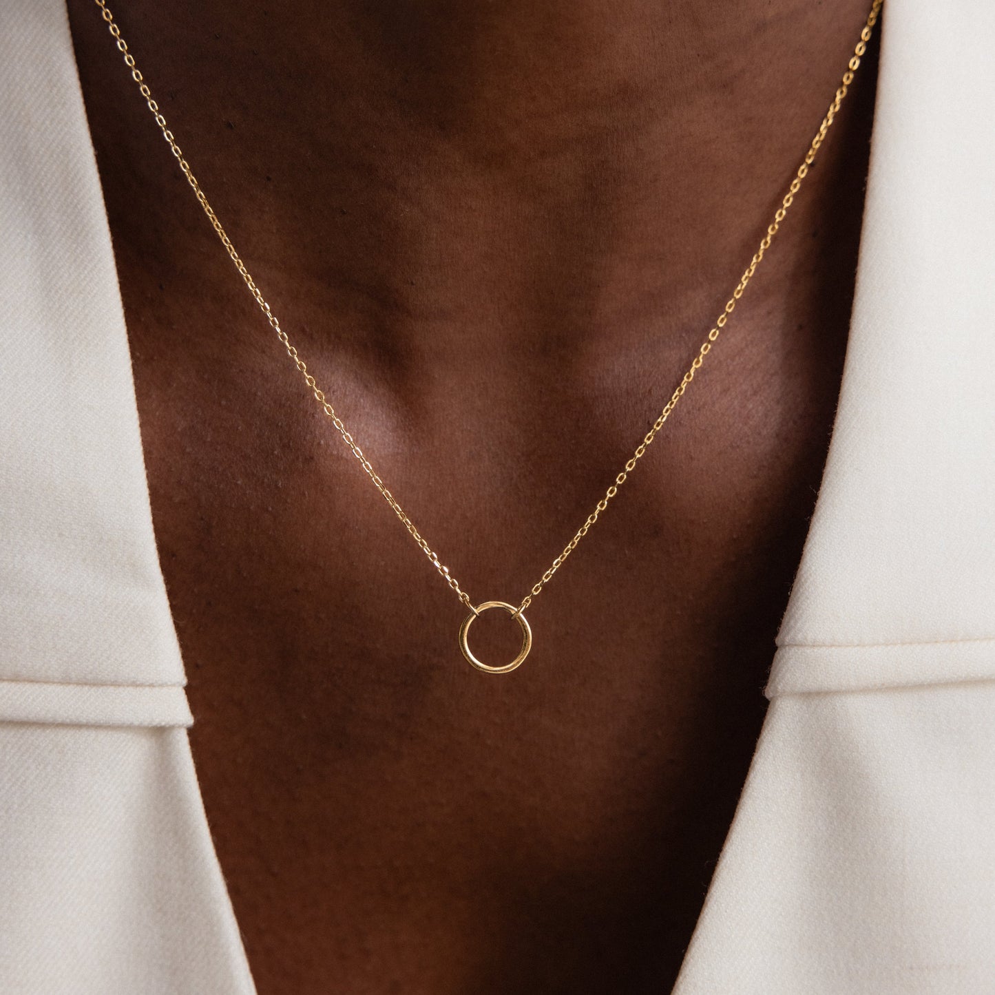 Large Rolo Clasp Necklace
