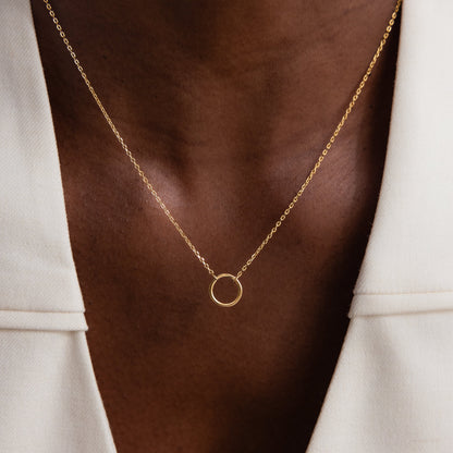 Large Rolo Clasp Necklace