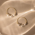 Statement Pearl Hoops