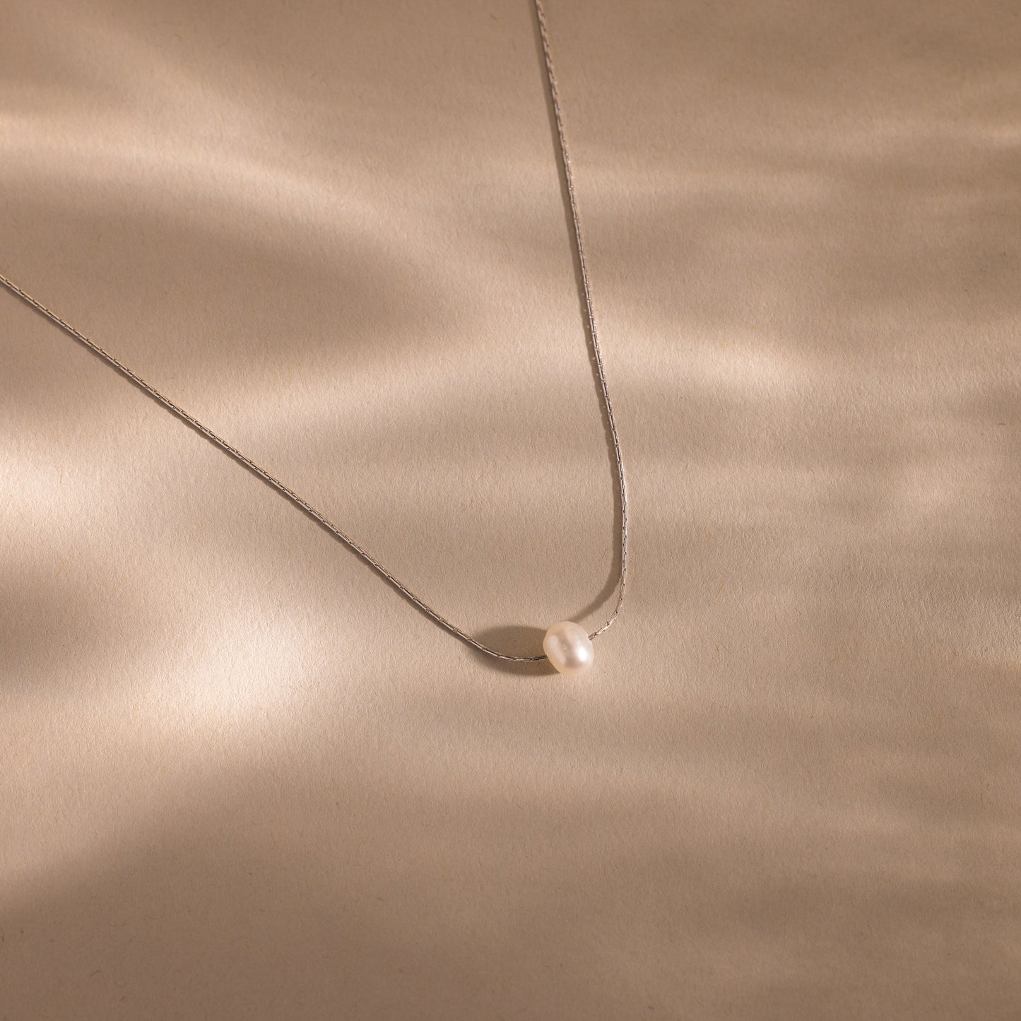 Tiny Pearl Dot Necklace