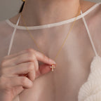 Pearl Cross Necklace