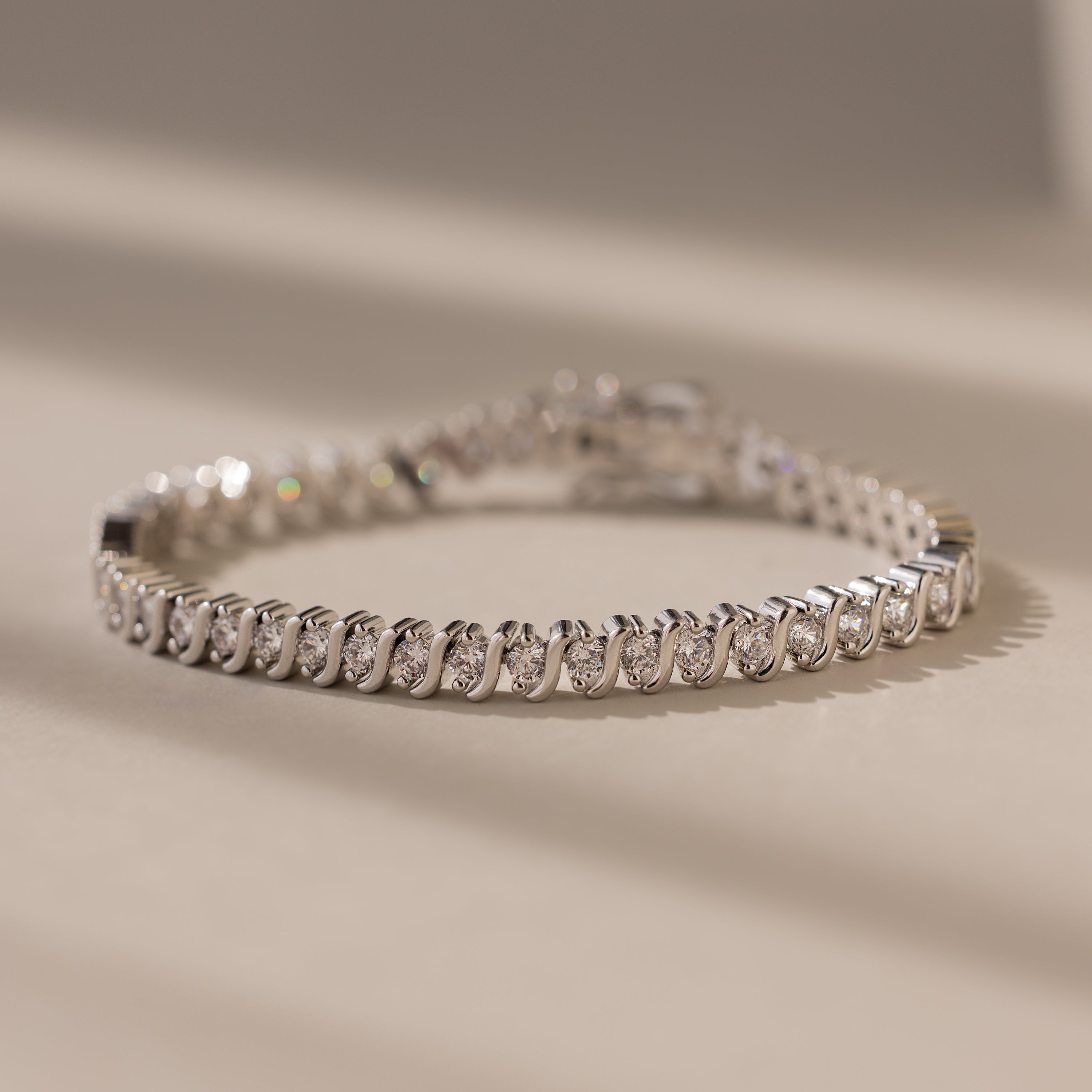 S-Link Diamond Tennis Bracelet