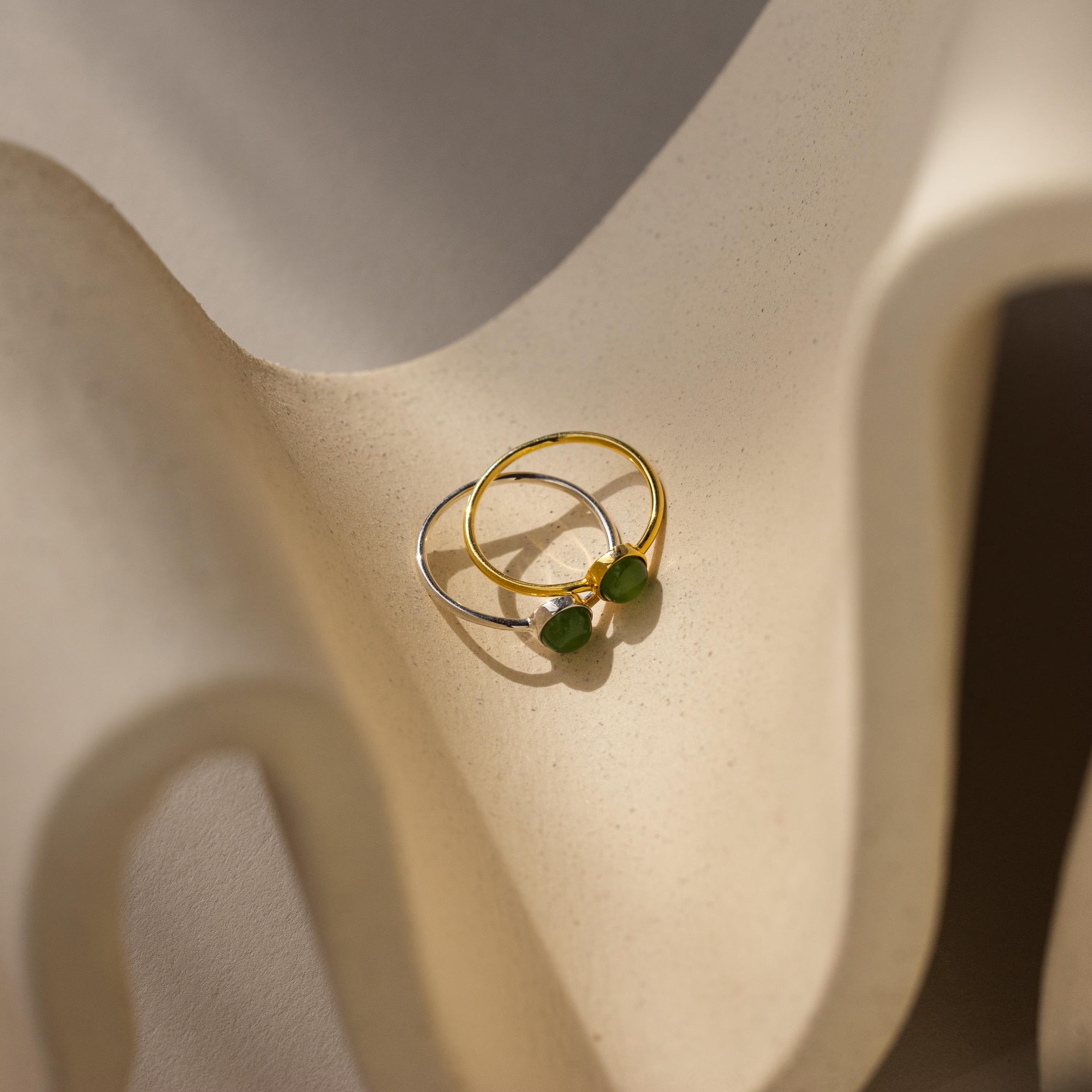 Round Jade Ring