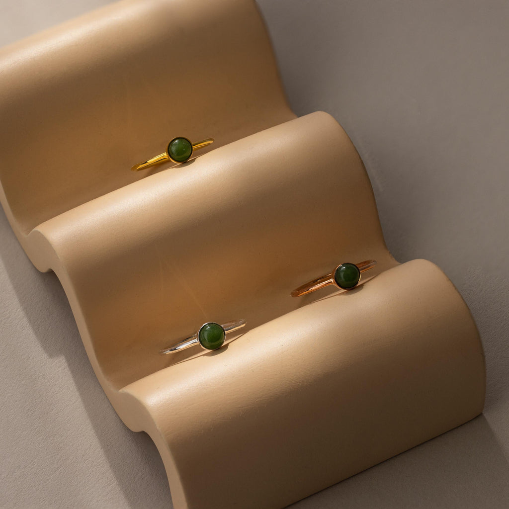 Round Jade Ring
