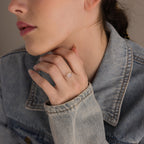 Moonstone Heart Ring